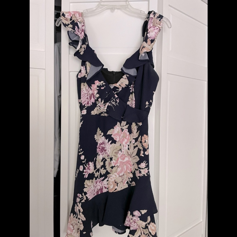 Blue floral mini